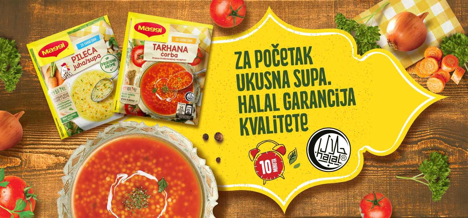 Maggi bosna i hercegovina Halal garancija kvalitete hrana supa ishrana 