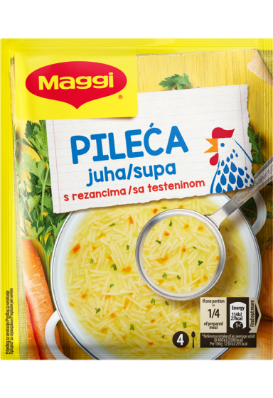 MAGGI Pileća juha s rezancima, 37g