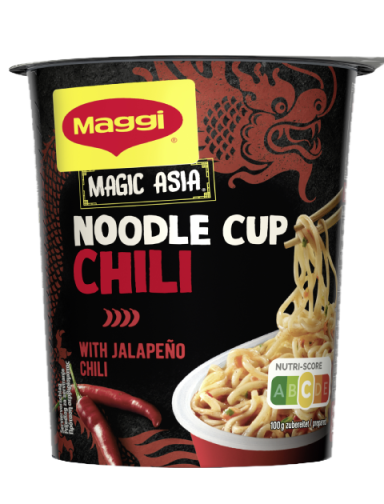 MAGGI Magic Asia Noodles, instant rezanci s čilijem, čaša, 63g_FOP
