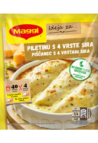 MAGGI Fix Piletina sa 4 vrste sira, vrećica 32g