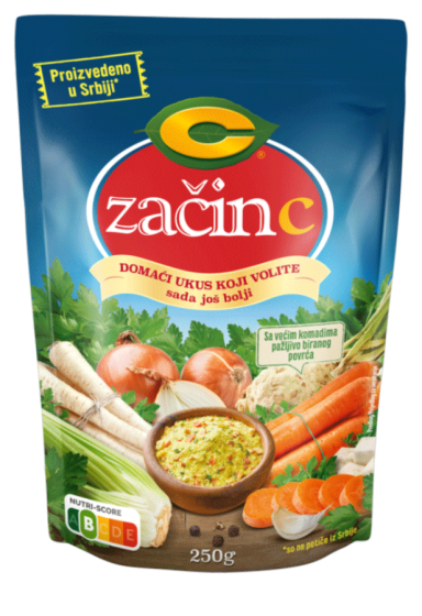 ZAČIN C univerzalni začin vrećica 250g